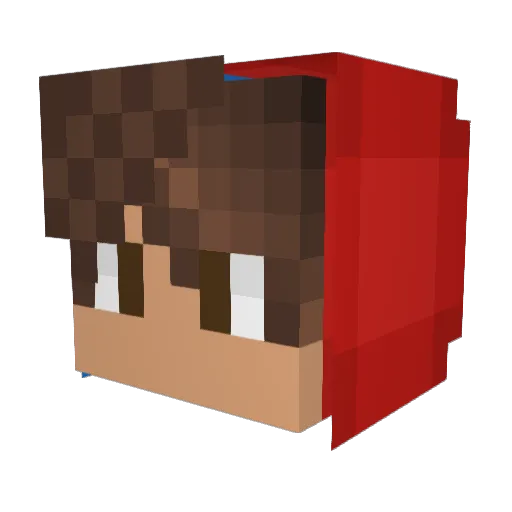 aandrew14 Minecraft avatar head, 3D render