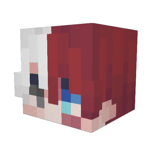 aangeliitoo14 Minecraft avatar head, 3D render