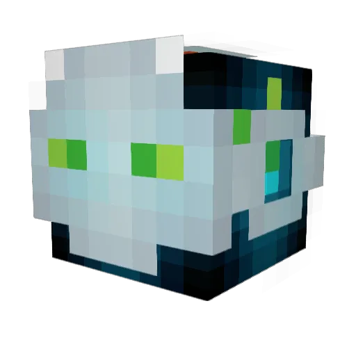 aaomidi Minecraft avatar head, 3D render