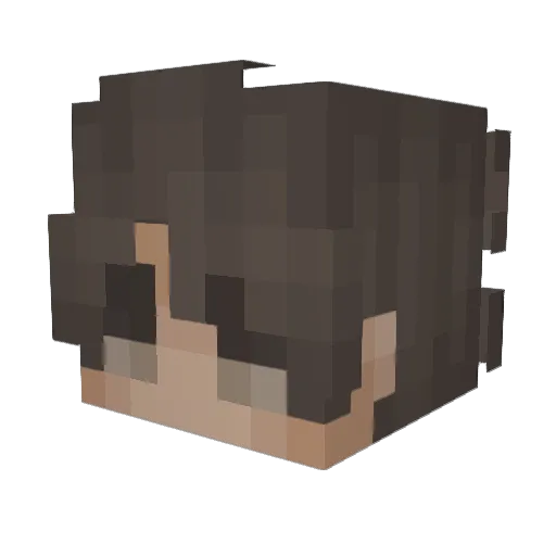aapokroy Minecraft avatar head, 3D render