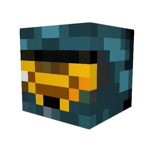 aaron2011 Minecraft avatar head, 3D render