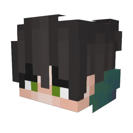 aaron_yaeger Minecraft avatar head, 3D render