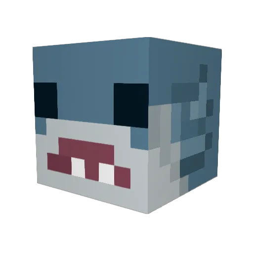 aaronwoods12 Minecraft avatar head, 3D render