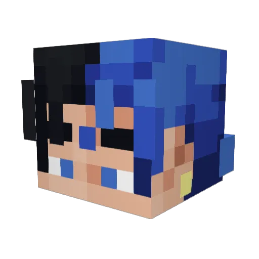 aartikk1 Minecraft avatar head, 3D render