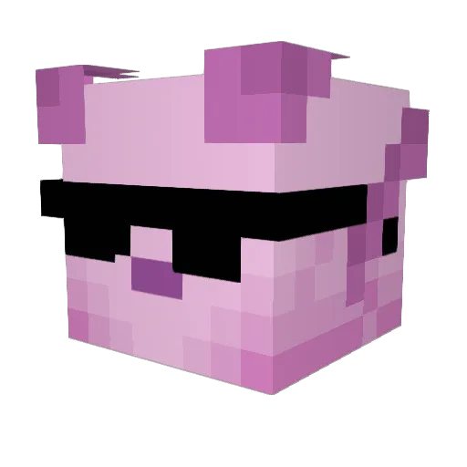 aarxn_147 Minecraft avatar head, 3D render