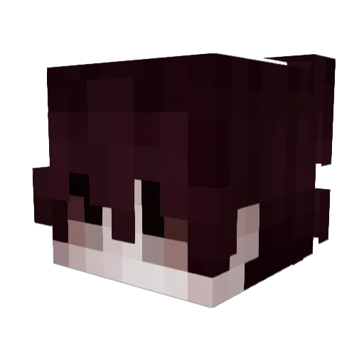 aav Minecraft avatar head, 3D render