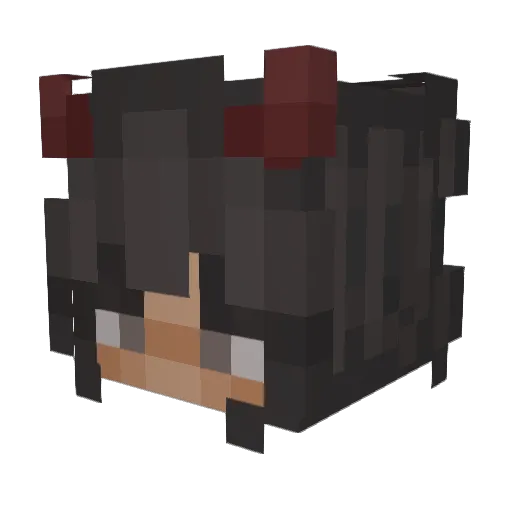 aavvvaaa Minecraft avatar head, 3D render