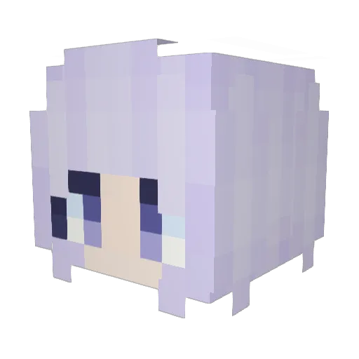 aazcy Minecraft avatar head, 3D render
