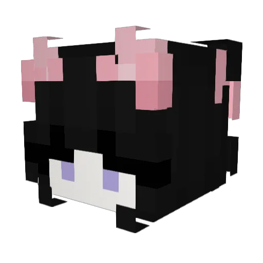 ab4se Minecraft avatar head, 3D render