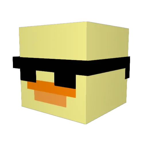 abady21 Minecraft avatar head, 3D render