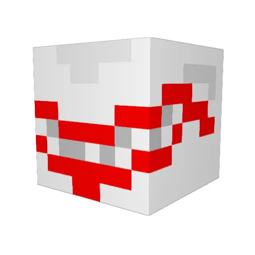 abapi Minecraft avatar head, 3D render