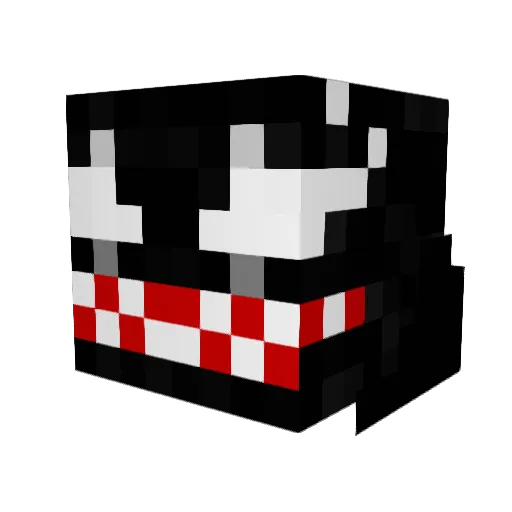 abbadizombie Minecraft avatar head, 3D render