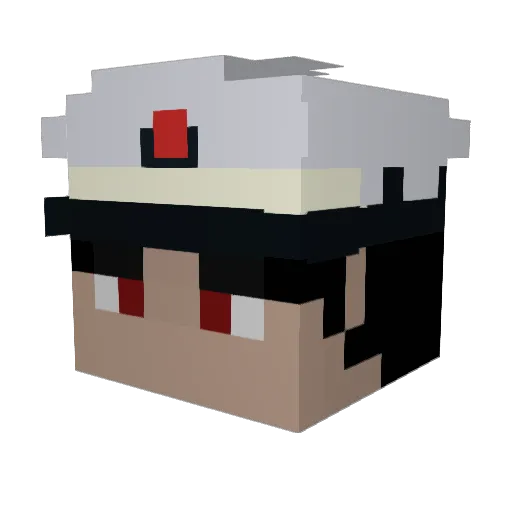 abbaiam Minecraft avatar head, 3D render