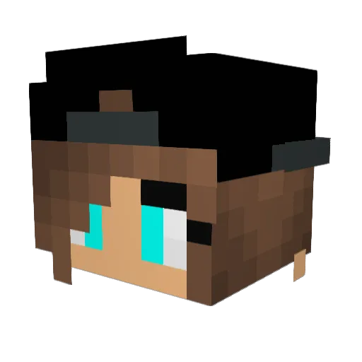 abbey8319 Minecraft avatar head, 3D render