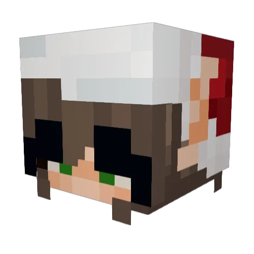 abbie202 Minecraft avatar head, 3D render
