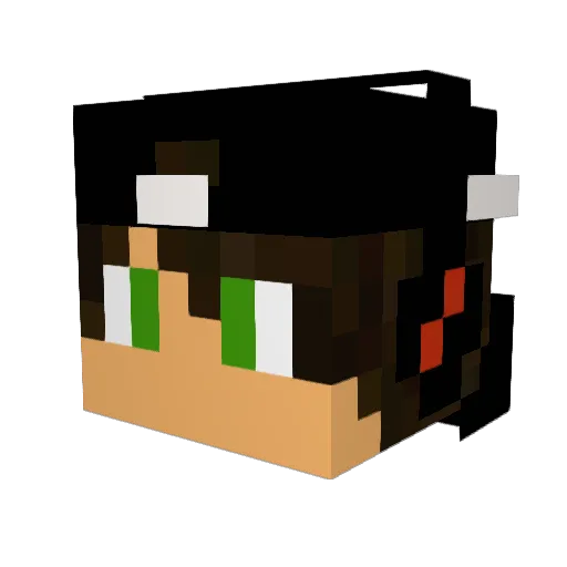 abbiegraham2000 Minecraft avatar head, 3D render