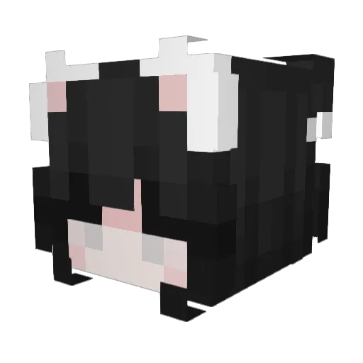 abbiepaws Minecraft avatar head, 3D render
