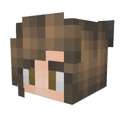 abbs541 Minecraft avatar head, 3D render