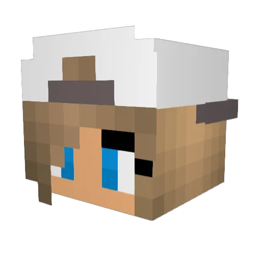 abbster_101 Minecraft avatar head, 3D render