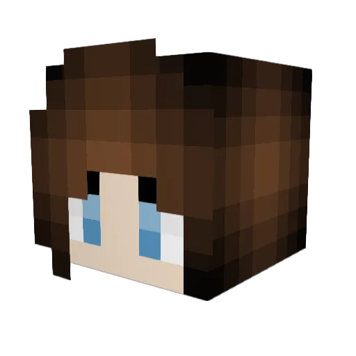 abby1203 Minecraft avatar head, 3D render
