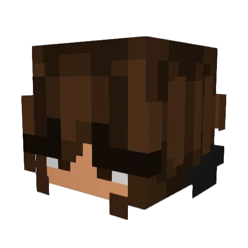 abby_2cool Minecraft avatar head, 3D render