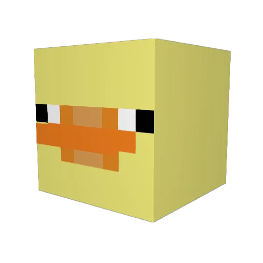 abbyabe2 Minecraft avatar head, 3D render