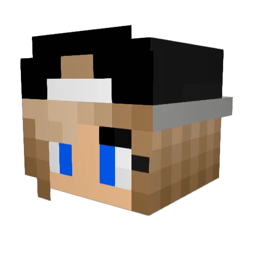 abbyjones5037 Minecraft avatar head, 3D render