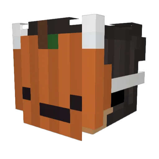 abc777_ Minecraft avatar head, 3D render