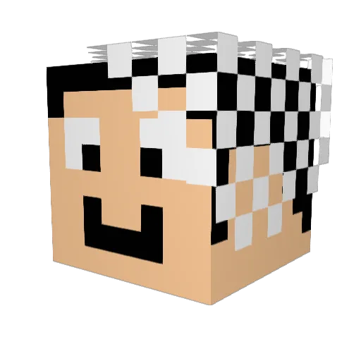 abcdefryan Minecraft avatar head, 3D render
