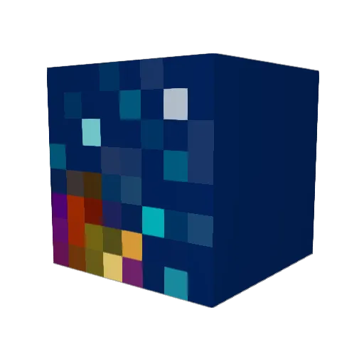 abcdeneme Minecraft avatar head, 3D render