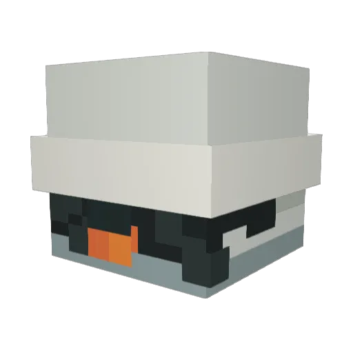 abcmc_ Minecraft avatar head, 3D render