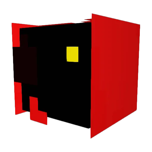 abcozmo Minecraft avatar head, 3D render