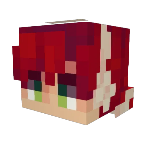 abcthegod Minecraft avatar head, 3D render