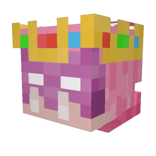 abdi2elegant Minecraft avatar head, 3D render