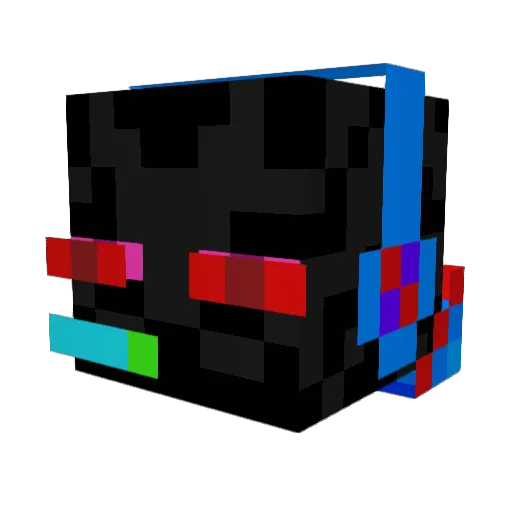abdom1 Minecraft avatar head, 3D render