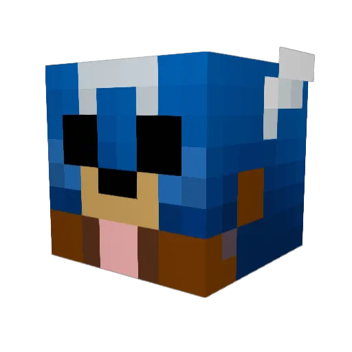 abdulhk18 Minecraft avatar head, 3D render
