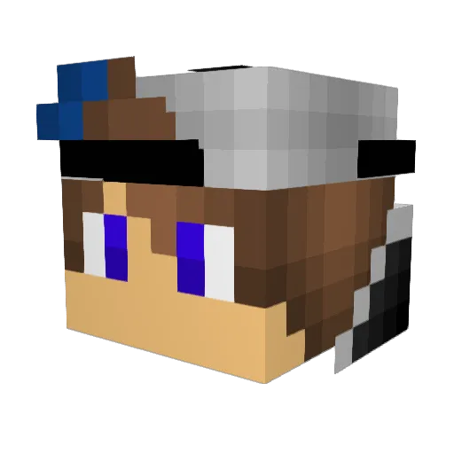 abdullah1gamer Minecraft avatar head, 3D render