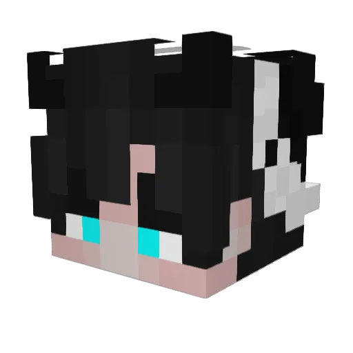 abdullahcoruh Minecraft avatar head, 3D render