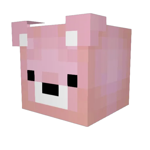 abearinthewoods Minecraft avatar head, 3D render