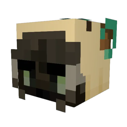 abearr Minecraft avatar head, 3D render