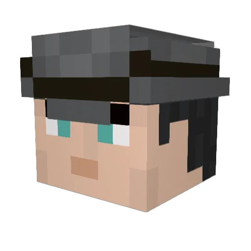 abeba51 Minecraft avatar head, 3D render