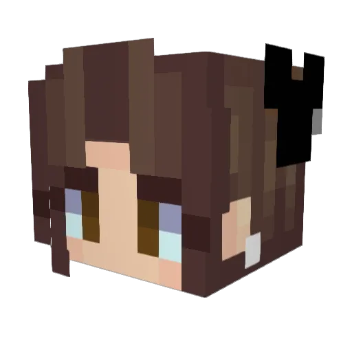 abee371 Minecraft avatar head, 3D render