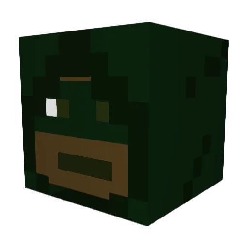 abel200 Minecraft avatar head, 3D render