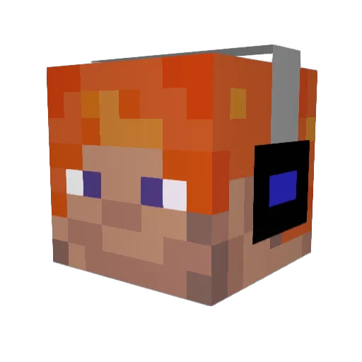 abel934 Minecraft avatar head, 3D render