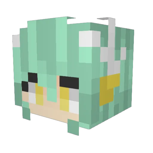 abel_2525 Minecraft avatar head, 3D render