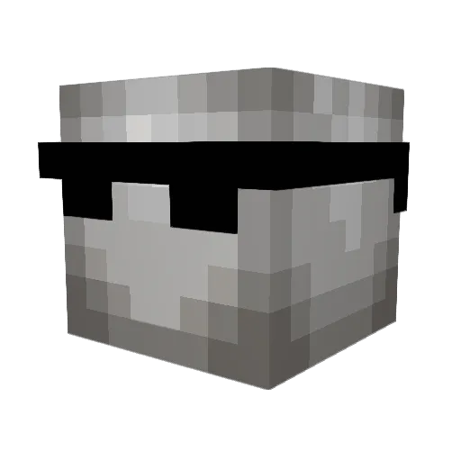 abelch Minecraft avatar head, 3D render