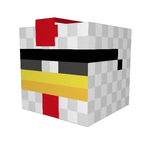 abelmminecraft Minecraft avatar head, 3D render