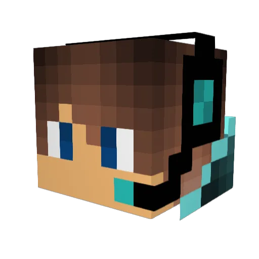 abes41 Minecraft avatar head, 3D render