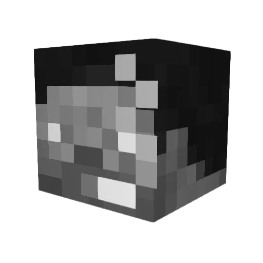 abhf Minecraft avatar head, 3D render