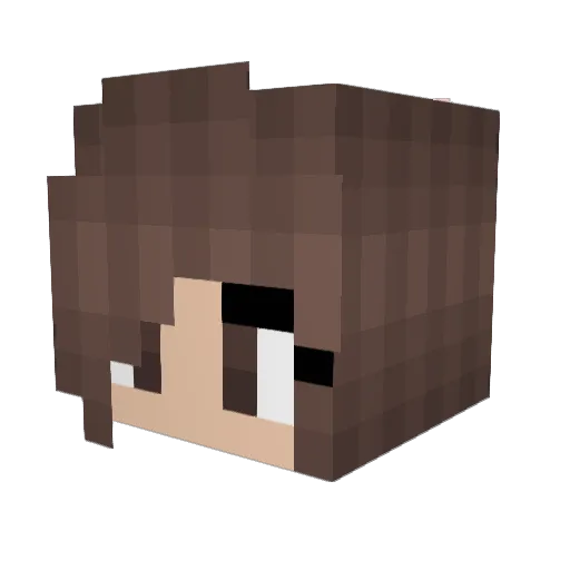 abi_cm Minecraft avatar head, 3D render